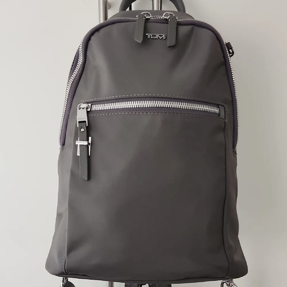 NWOT TUMI Nancy Convertible Backpack In Zinc